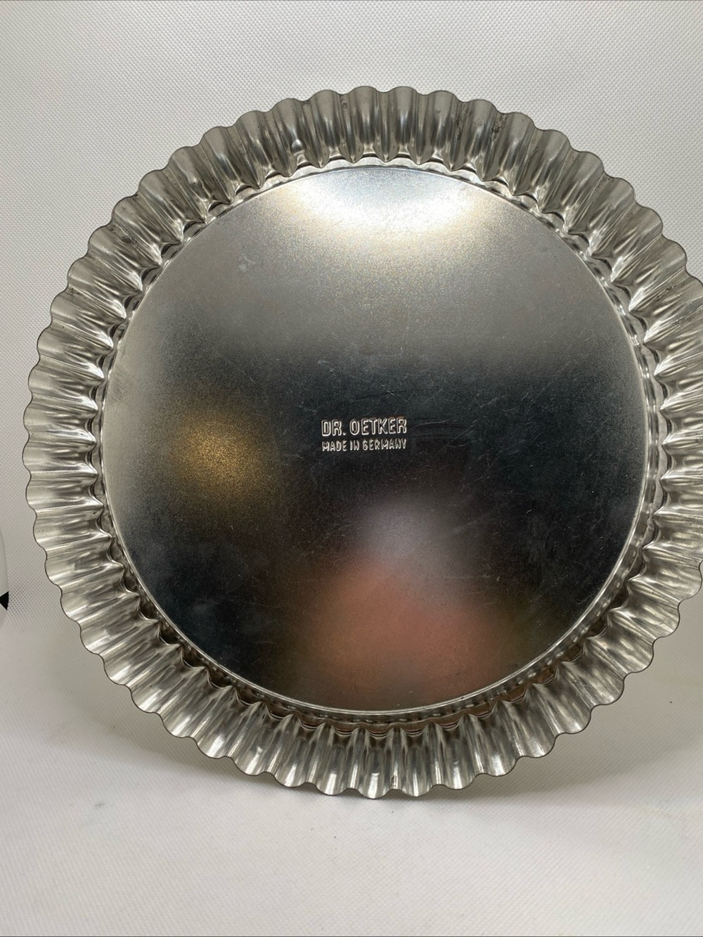 German Dr Oetker Fluted Quiche, Tart Pan - 11 inch